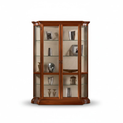 Vitrine glazen kast Vitrine woonkamer hout dressoir luxe meubels nieuw