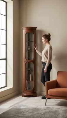 Vitrine houten kasten woonkamer vitrine kast commode rekken nieuw