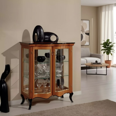 Vitrinekast Klassieke meubels Woonkamerkasten dressoir Italië.
