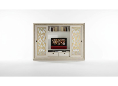 TV-meubel Massief hout Modern TV-kast Woonkamerwand Echt hout Nieuw