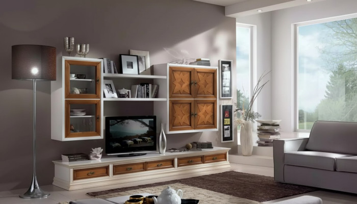 Italiaans houten meubelontwerp dressoir woonkamer wandmeubel