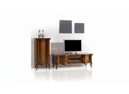 Wandmeubel Woonkamer Houten Kasten Klassieke Wand Italiaanse Stijl