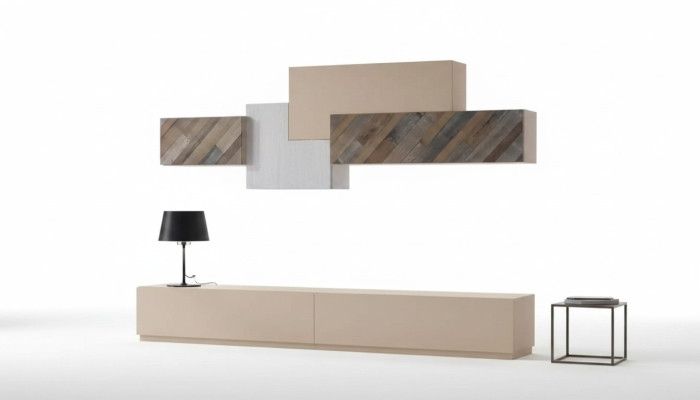 Woonkamer compleet set TV-meubel kast wandmeubel luxe nieuw
