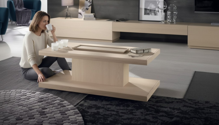 Klassieke luxe designer salontafel woonkamertafel bijzettafel hout