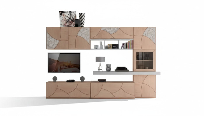 Klassieke woonkamer wand woonkamer dressoir RTV plank muren kast Nieuw