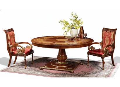 Italiaanse designmeubelen tafel eetkamer eettafels rond bruin tafels nieuw