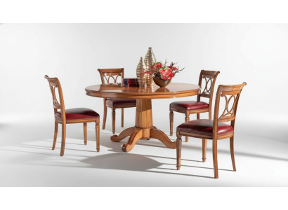 Eettafel 4x stoelen eetkamer set groep garnituur tafel zithoek 5-delig.