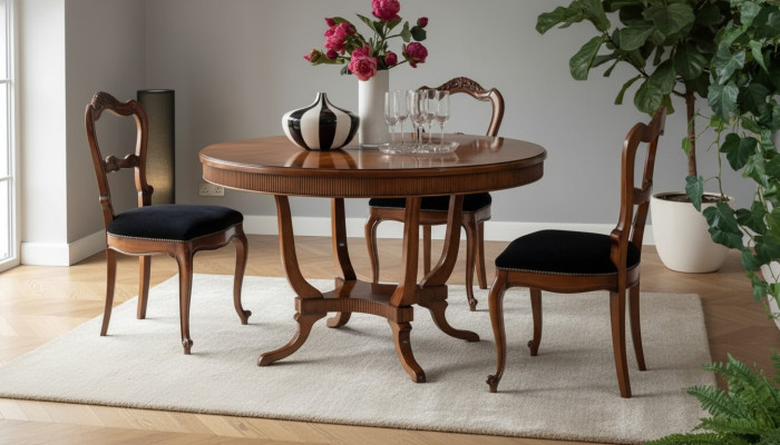 Ontwerp Ronde Tafel Eetkamer Ronde Bruine Tafels Houten Eettafel Eetkamer Nieuw