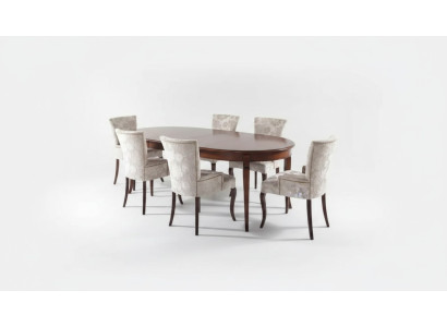 Ontwerp eetkamerset 5-delig. Meubelstoelgroep Tafel 4x Stoelen Set
