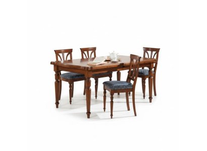 Ontwerp Eetkamerstoel Set Tafels 4x stoelen Eethoek Set 5-dlg.
