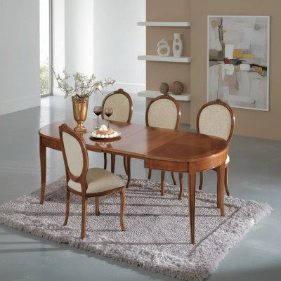 Eettafel 4x Stoelen Stoel Eetkamer Set Eetgroep Tafel Bruin Garnituur
