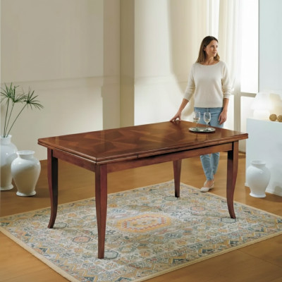Eettafel Klassieke Tafel Hout Luxe Tafels Eetkamermeubilair Eet Ontwerp