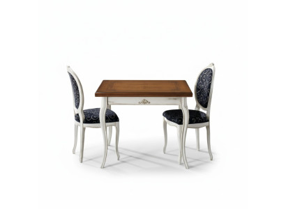 Eettafel 4x Stoelen Eetkamer Set Eethoek Tafel Set Wit Nieuw