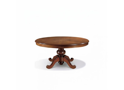Eettafel Bruin Rond Klassieke Eetkamer Luxe Houten Tafels Ontwerp Nieuw