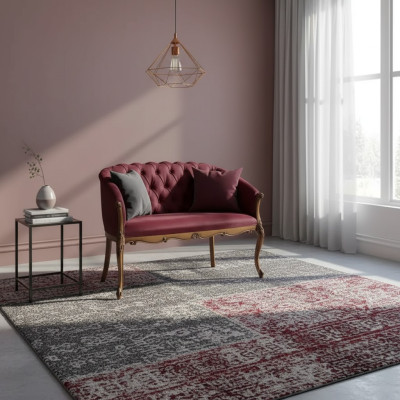 Ontwerp Chesterfield bank 2-zits bank Luxe Klassieke textiel banken