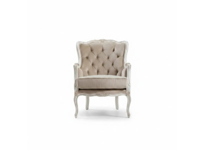 Luxe fauteuil ontwerp gestoffeerde bank woonkamer textiel 1-zits nieuw
