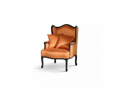 Klassieke fauteuil bank 1 zitter ontwerp textielbanken gestoffeerd nieuw