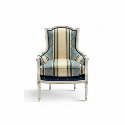 Fauteuil Bank Bekleding 1-Zits Design Luxe Bankstellen Banken Stof Nieuw