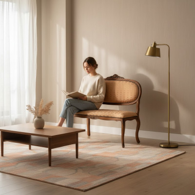 Ontwerper Zitkussen Bank Kussen Zitkussen Bank Houten Stijl Bruin