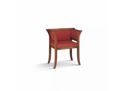 Eetkamer houten stoel met armleuning Klassiek Nieuw Ontwerp Gestoffeerde Zitting