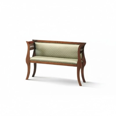 Zitbank Klassieke designer zitmeubels Woonkamer Beklede bank Bruin