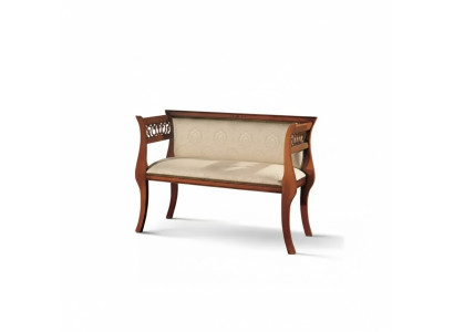 Bank Klassieke bank Luxe gestoffeerde meubels Designer zitmeubels 111x43x78