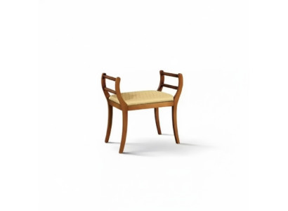 Massief houten zitbank met bruin gestoffeerde woonkamermeubels in klassieke stijl. Nieuw.