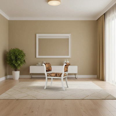 Klassieke poef Ontwerp Bank Woonkamer Bankstoel Fauteuil Meubels Nieuw
