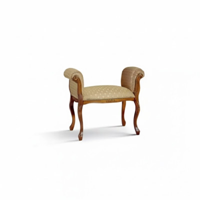 Bank Inrichting Beige Zitbank Designer Zitmeubilair Gestoffeerde Bank Banken