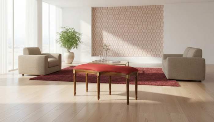Poef Bekleding Bank Zitmeubel Ottomaan Poef Woonkamer Ontwerper