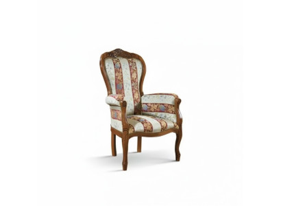 Fauteuil 1-zits banken Zits stof Woonkamer textiel Luxe meubels Eenpersoonsbed