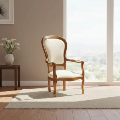 Stoel 1-zits Textiel Lounge Luxe Bekleding Relax Meubelen Ontwerp Bank