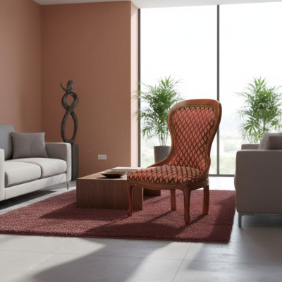 Fauteuil 1-zitbankbanken Stof Woonkamer Textiel Luxe Meubels Eenzitter Nieuw
