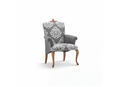 Fauteuil Woonkamer Ontwerp Elegante meubels Grijs Klassiek 1-zits Luxe