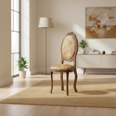 Eetkamerstoel Stoel zonder armleuning Stoelen Design Textiel Luxe Fauteuil