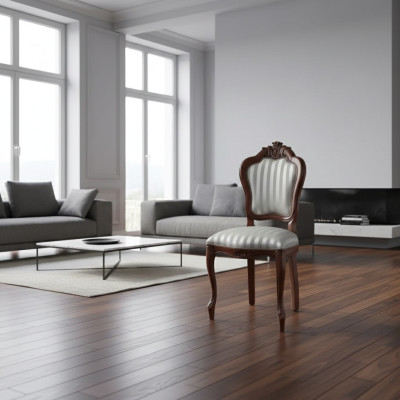 Stoel Hout Italiaanse meubels Eetkamerstoelen Luxe Design Fauteuil