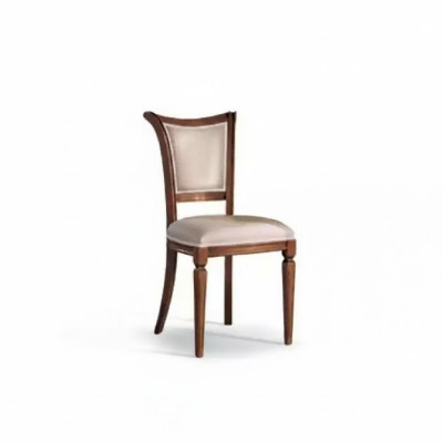 Eetkamerstoel Stoel Fauteuil Zitplaats Eetkamer Hout Klassiek Luxe Grijs