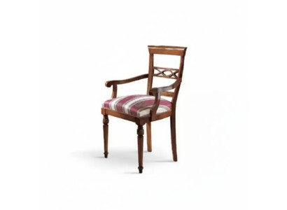 Eetkamer Ontwerper Hout Modern Armstoel Bruin Luxe Stoel Fauteuil Bruin
