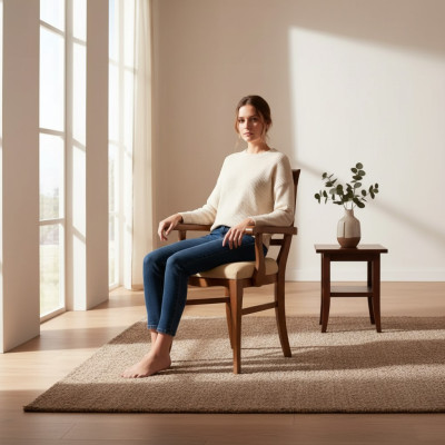 Eetkamerstoel Stoel Hout Houten Stoel Ontwerp Beklede Stoelen Nieuw
