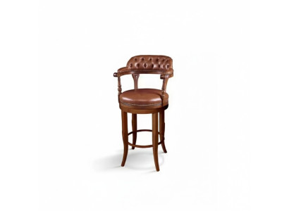 Chesterfield barkruk stoelen stoel fauteuil bar leunstoel luxe bekleding.