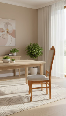 Stoel 1-zits fauteuil hout luxe meubelontwerp houten eetkamerstoel