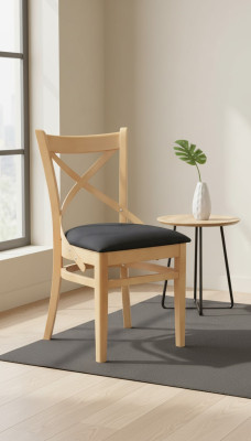 Eetkamerstoel Stoel Fauteuil Zitter Eetkamer Hout Klassiek Luxe Bruin