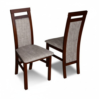 Stoel zonder armleuningen Fauteuil Bekleding Hout Stof Houten Stoel Nieuw