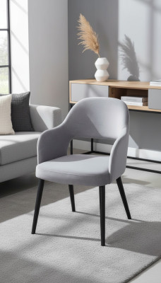 Ontwerpstoel Fauteuil Gestoffeerde stoelen Luxe textiel fauteuils Eetkamer Nieuw