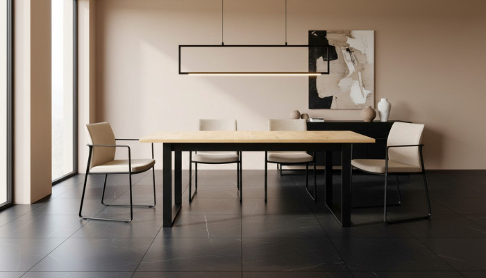 Eettafel Tafel Eetkamer Woonkamer Bruin Hout Ontwerp Luxe Modern Nieuw