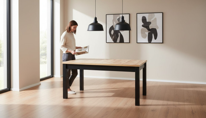 Eettafel Modern Stijl Eettafel Luxe Tafels Bruin Hout Meubels Woonkamer