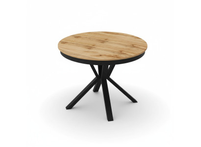 Luxe eettafel bruin Ronde tafel Eetkamer Houten Design Tafels 100 cm