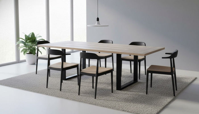 Eettafel Eetkamertafel Eethoek Tafel Eetkamer Modern Hout Bruin
