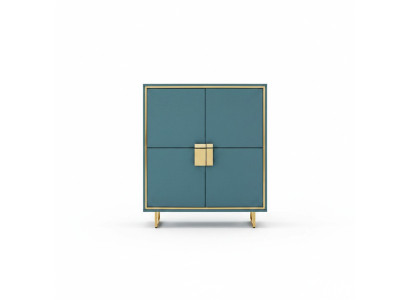 Modern dressoir Blauw Woonkamer Commode Luxe Regaal Meubels Nieuw