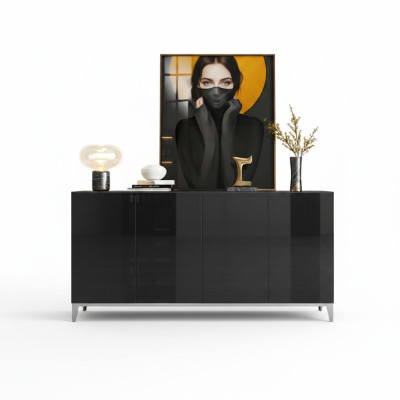 Sideboard Luxe Kast Plank Hout Dressoir Woonkamer Modern Ontwerper